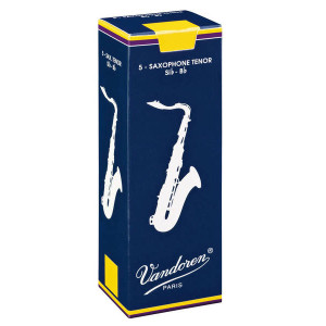 Caja de 5 cañas VANDOREN Tradicional para Saxofón tenor